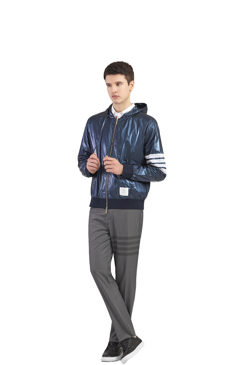 Men's Waterproof and Windproof Satin Jacket THOM TREND