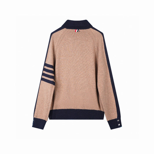 Unisex collared knit sweater TREND