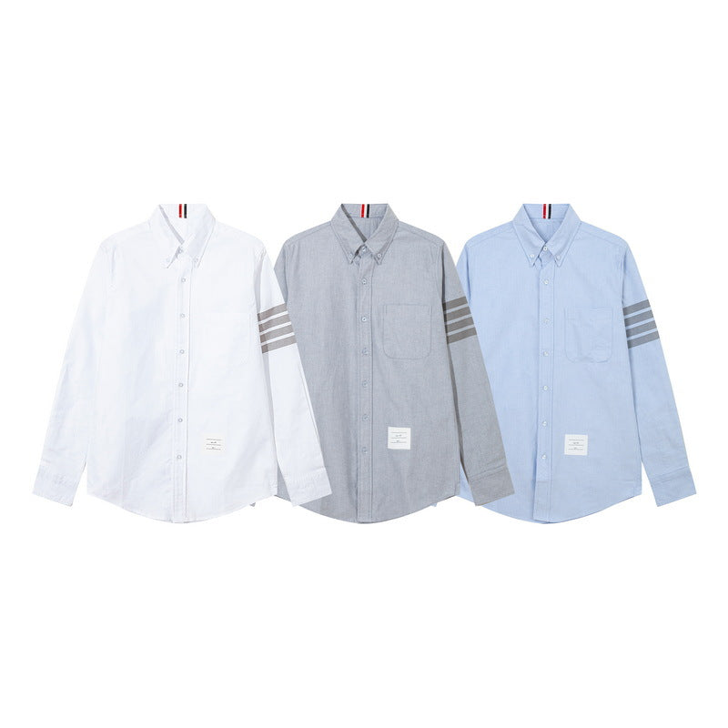 Placket ribbon shirt£¨¸±±¾£© THOM TREND