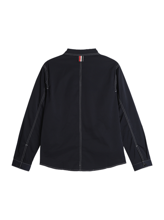 Mens gold button outer placket coat????¨¤?¨¤??¨º?