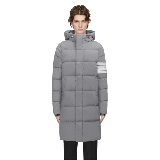 Unisex long down jacket