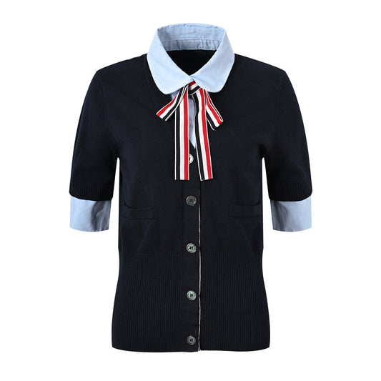 Women's Knitted Wool POLO Shirt£¨¸´Öƣ© THOM TREND
