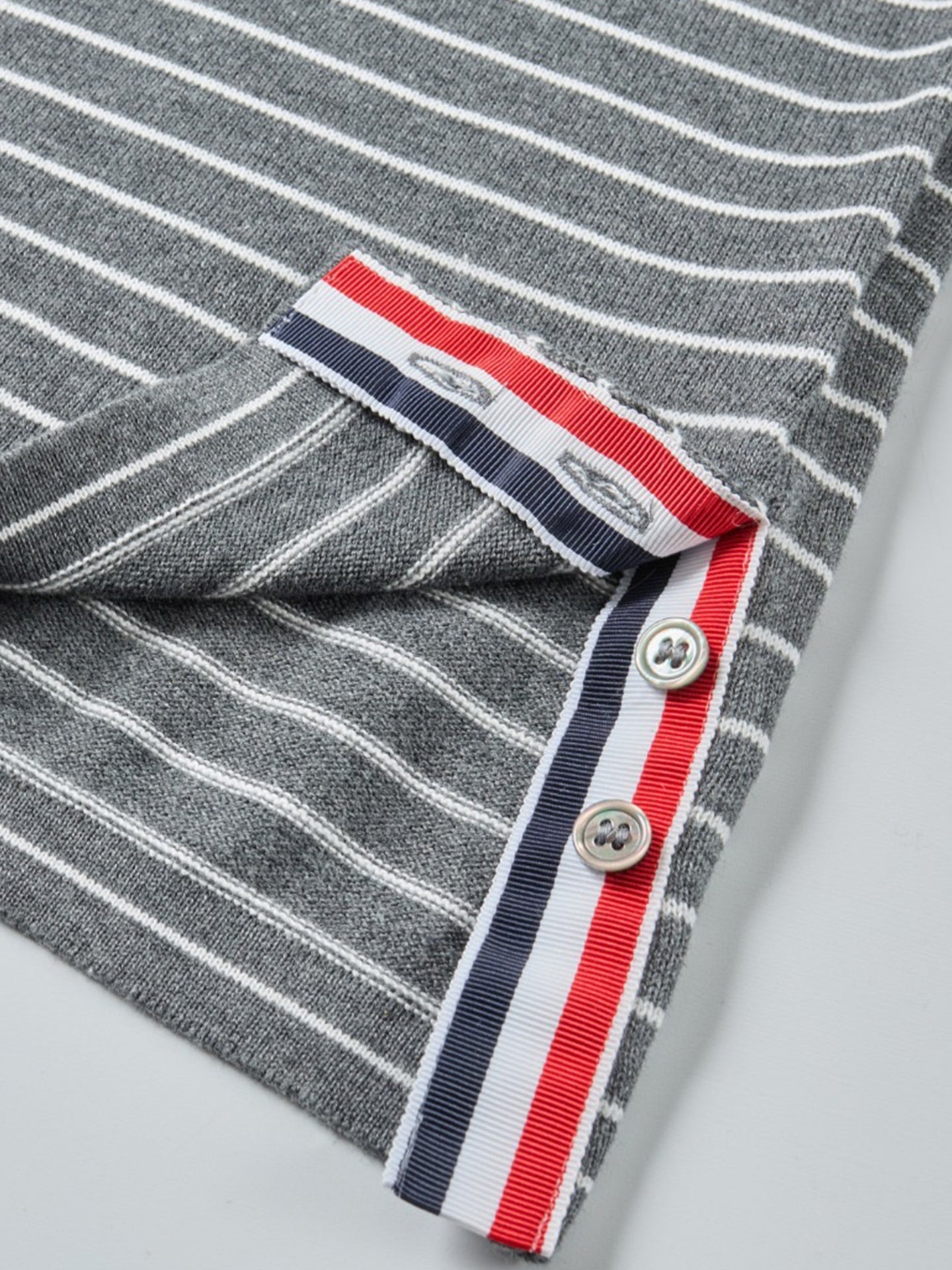 Chunky knit lapel sweater(副本) THOM TREND