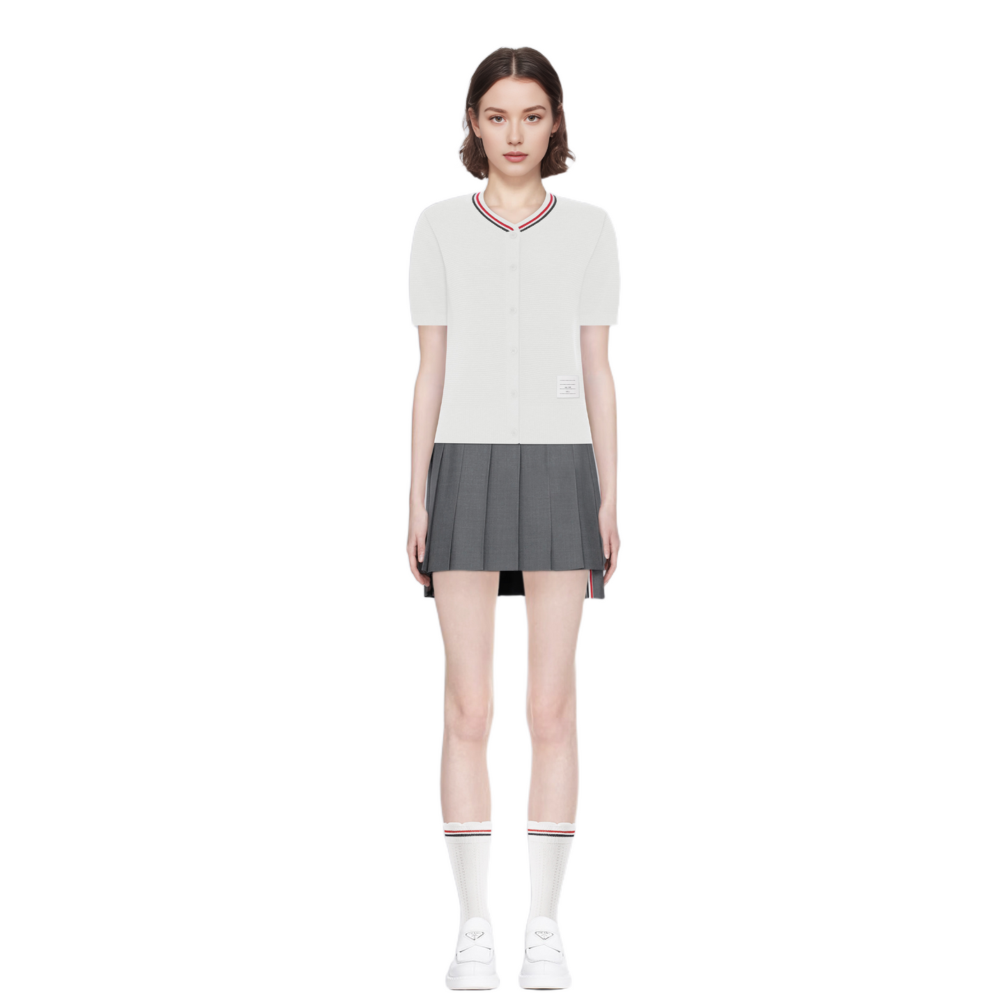 Women's Knitted Wool POLO Shirt(副本) THOM TREND