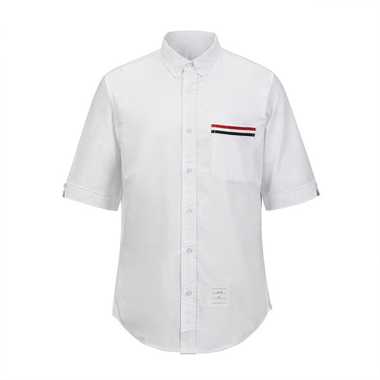 Men's white short sleeve shirt£¨¸´Öƣ© THOM TREND