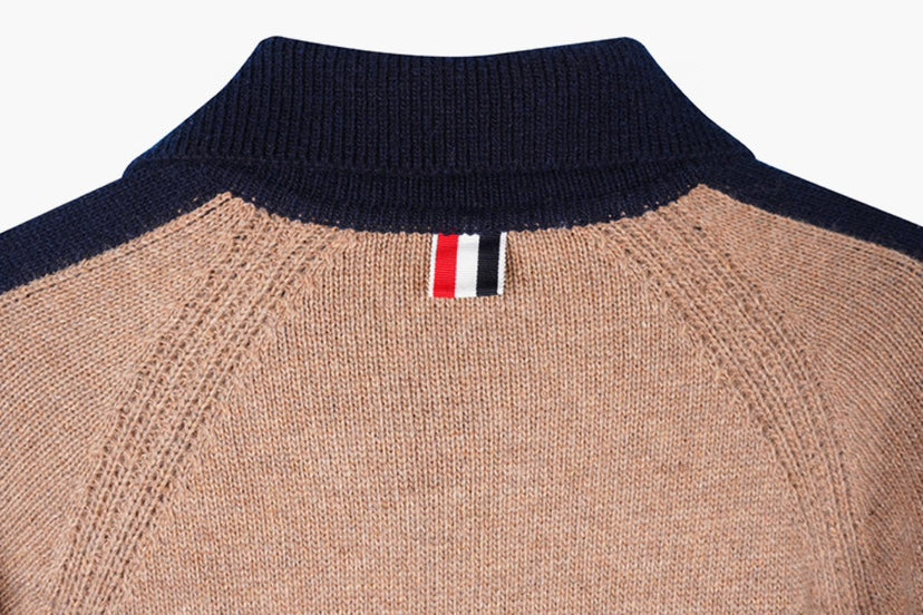 Unisex collared knit sweater THOM TREND