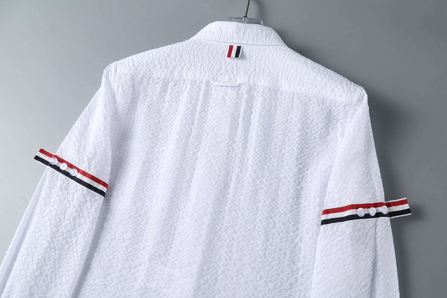 2025SS Women's Seersucker Shirt THOM TREND