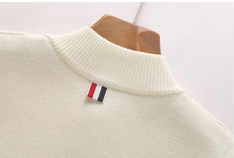 2025SS Double-stitched knitted cardigan THOM TREND