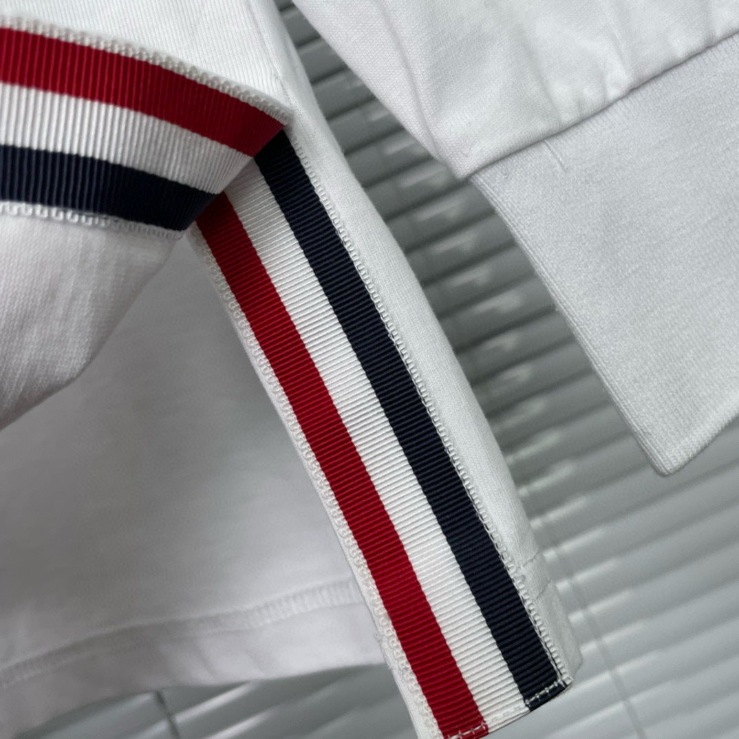 2025SS vertical striped long-sleeved T-shirt THOM TREND