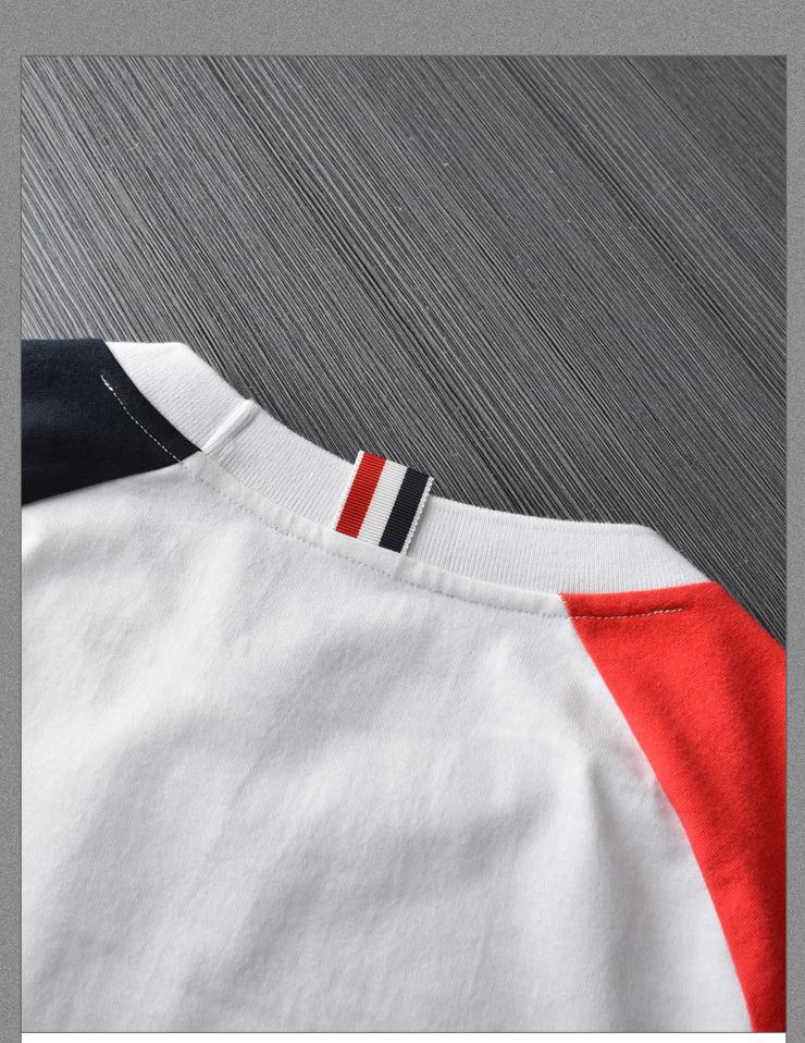 Men's long sleeve lapel T-shirt(副本) THOM TREND