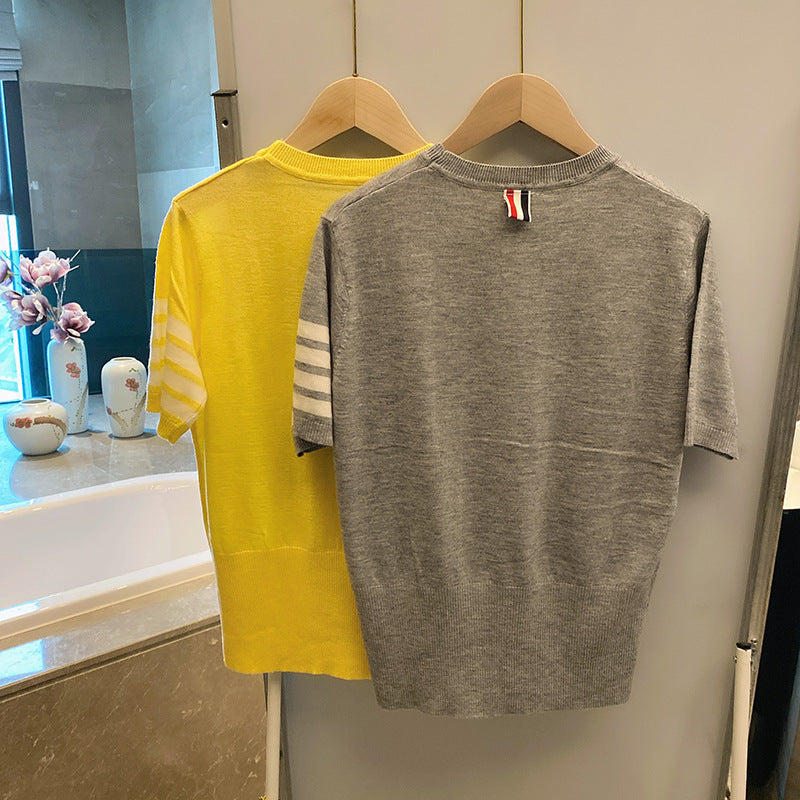 Contrast hem wool short skirt(复制) THOM TREND