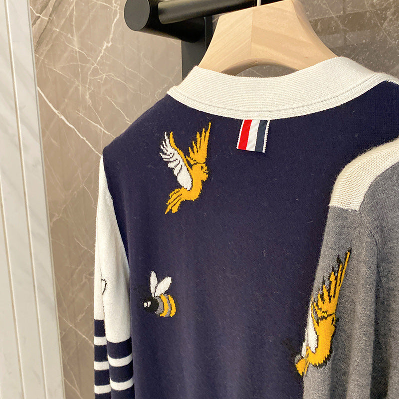 Women's new striped short sleeve(副本) THOM TREND