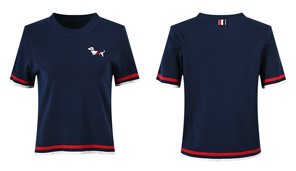 Women's Tie Knot T-shirt(复制) THOM TREND