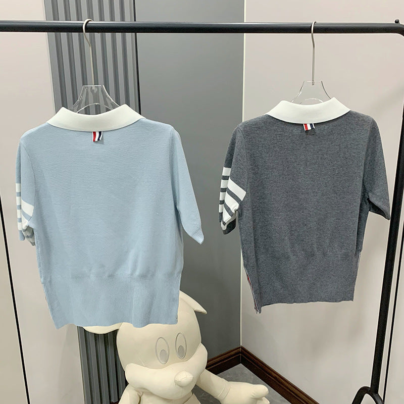 Animal patch polo shirt