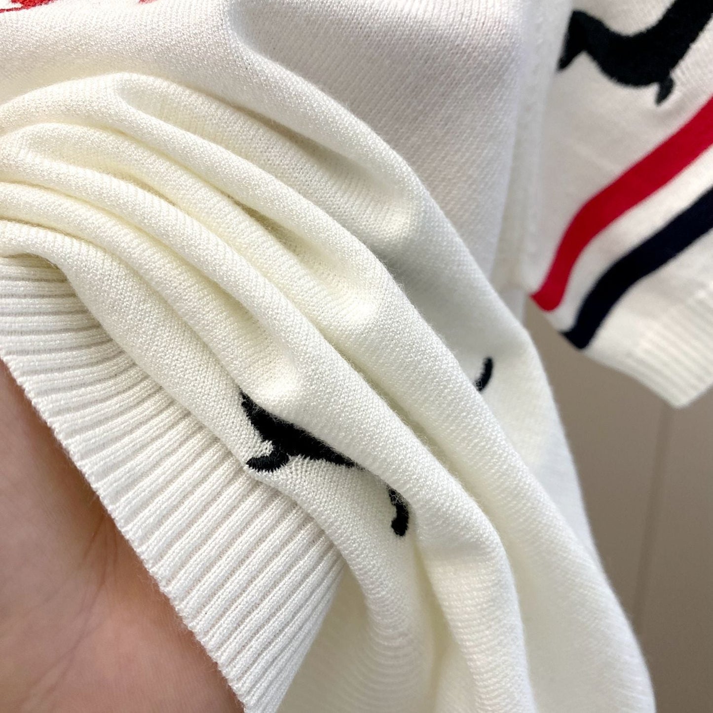 Puppy V-neck short sleeves(副本) THOM TREND