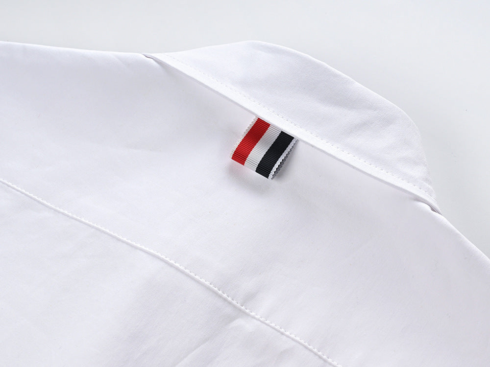 Women's white shirt with bow sleeves THOM TREND