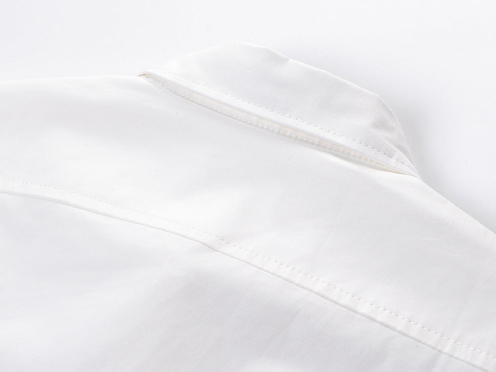 Women's white shirt with bow sleeves£¨¸´Öƣ© THOM TREND