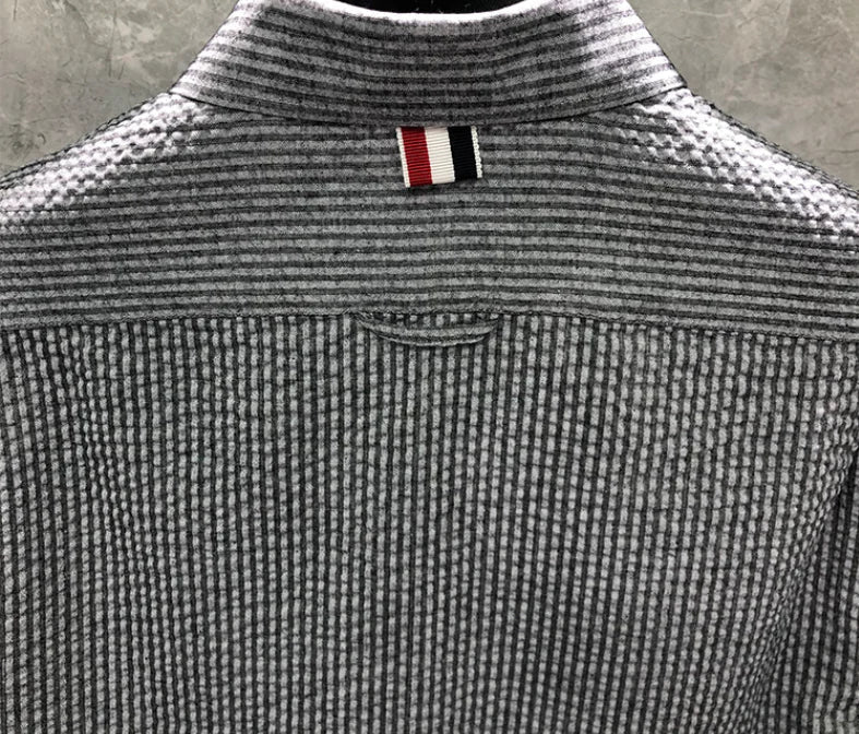 2025SS Seersucker shirt THOM TREND