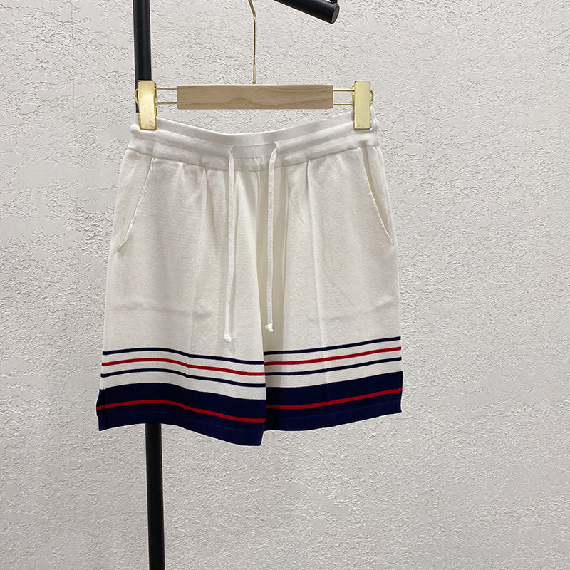 Women's vest knitted suit