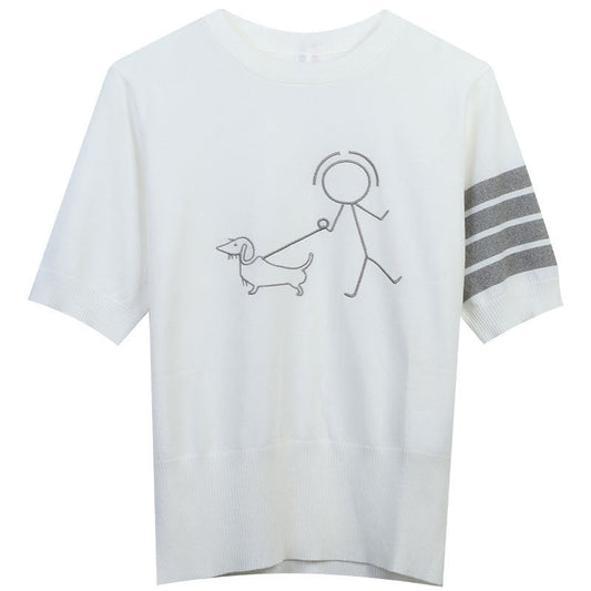 Womens Tie Knot T-shirt¡ꡧ?¡ä??? TREND