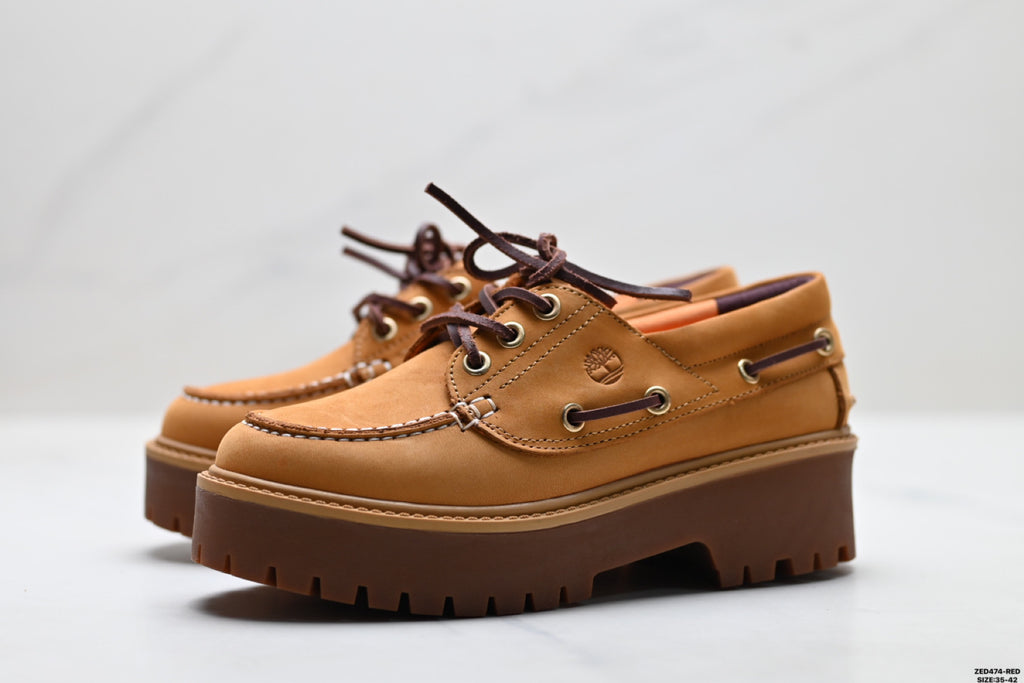 Timberland Wheat Women's Platform Boat Shoe - detail image 4