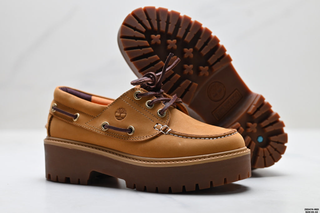 Timberland Wheat Women's Platform Boat Shoe - detail image 5