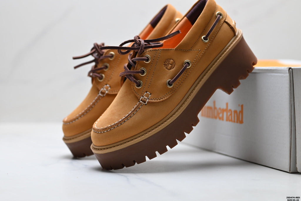 Timberland Wheat Women's Platform Boat Shoe - detail image 8