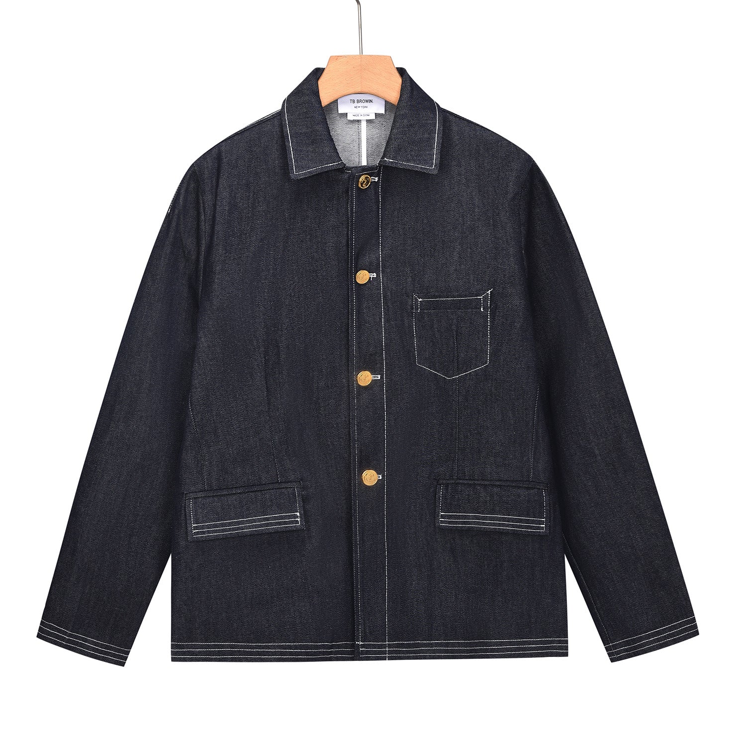 2025SS denim lapel jacket THOM TREND