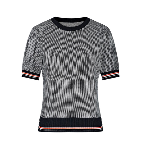 2025SS herringbone pattern T-shirt THOM TREND