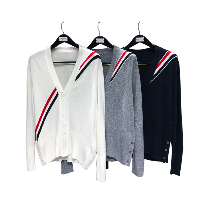 2025SSS Men's slash cardigan THOM TREND