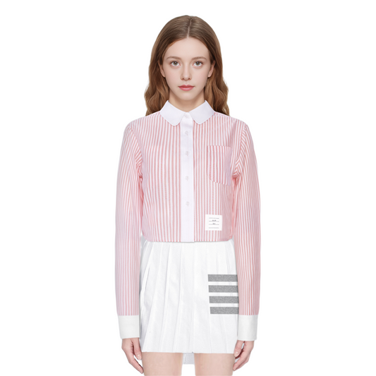 Striped High Waist Cropped Top THOM TREND