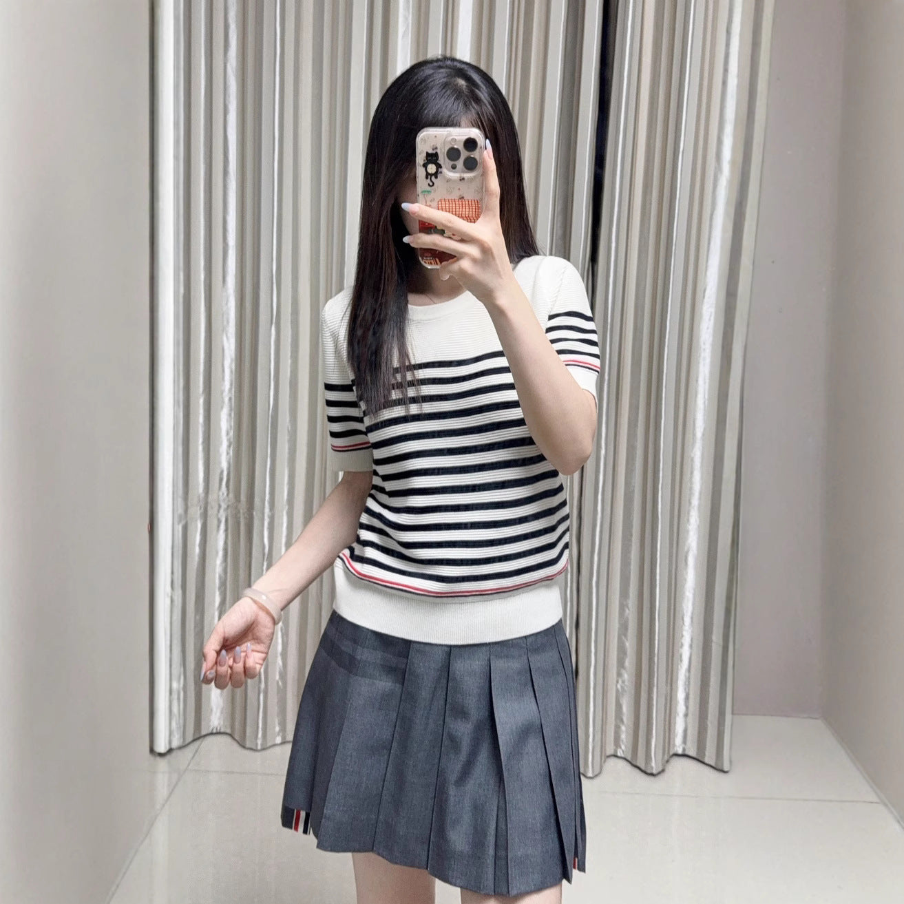 Puppy embroidered short sleeves（副本） THOM TREND