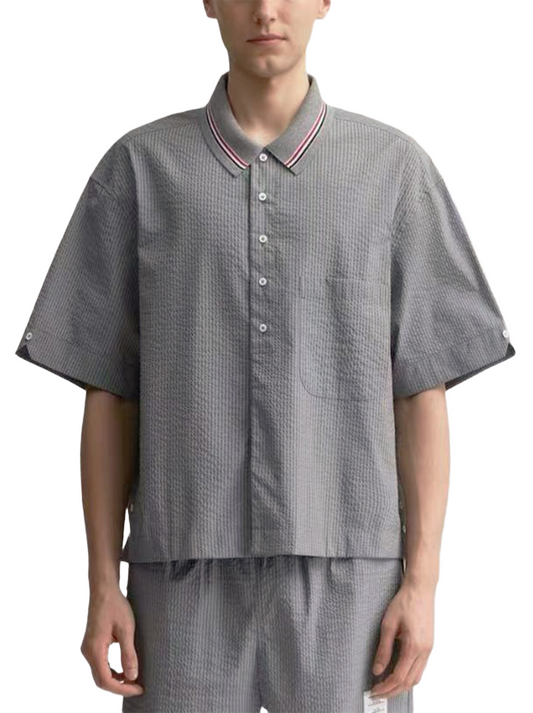 Placket ribbon shirt（副本） THOM TREND