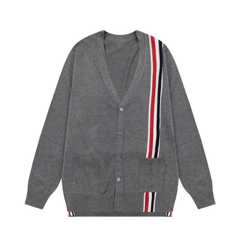 2025SS Side-ribbed cardigan THOM TREND