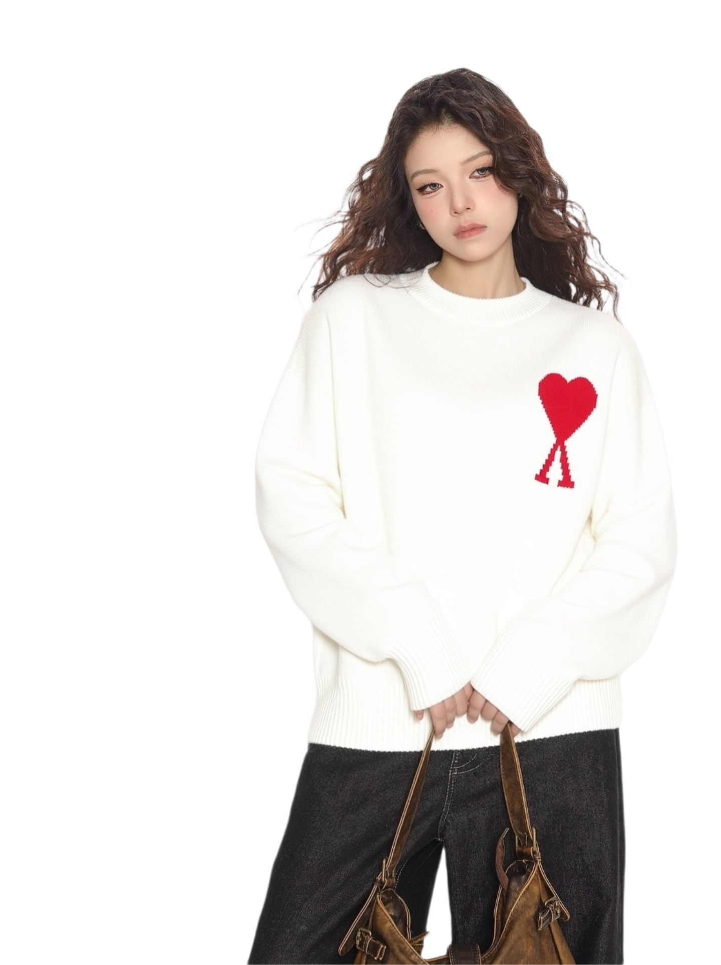 Unisex Heart-Shaped Sweater  TREND