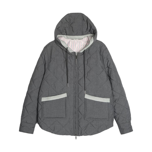 2025SS Women's hooded cotton coat THOM TREND
