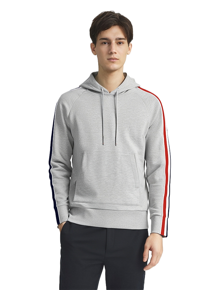 2025SS  Color-blocked hoodie THOM TREND