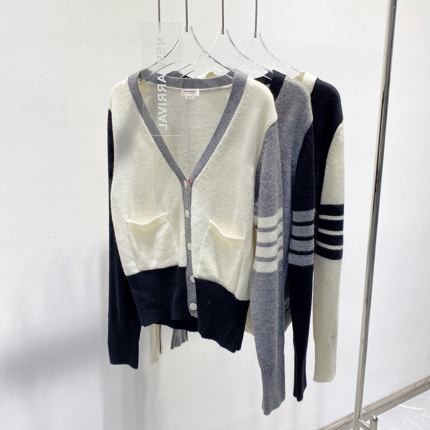 2025SS  Colorblock cardigan THOM TREND