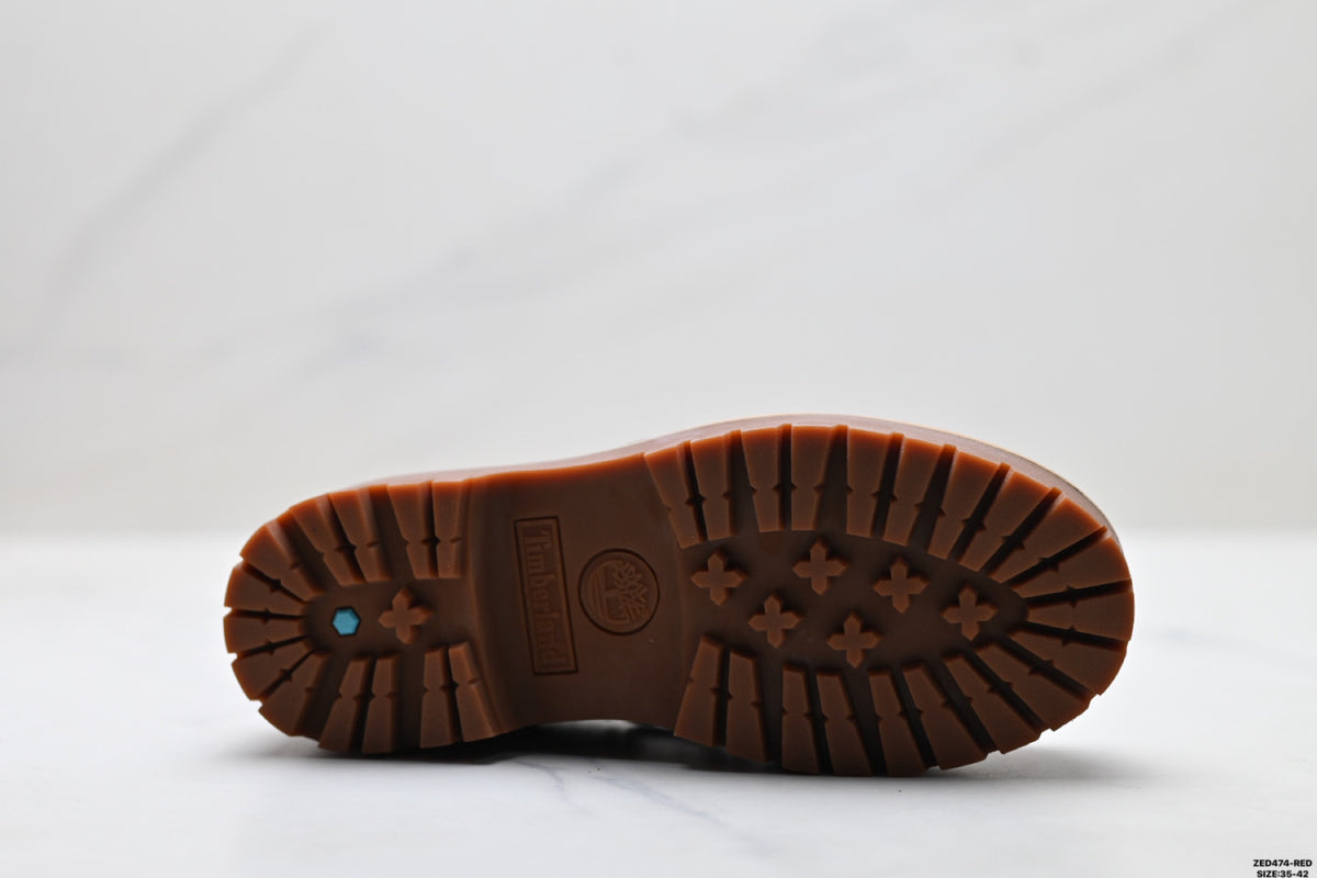 Timberland Burgundy Women's Platform Boat Shoe - detail image 9