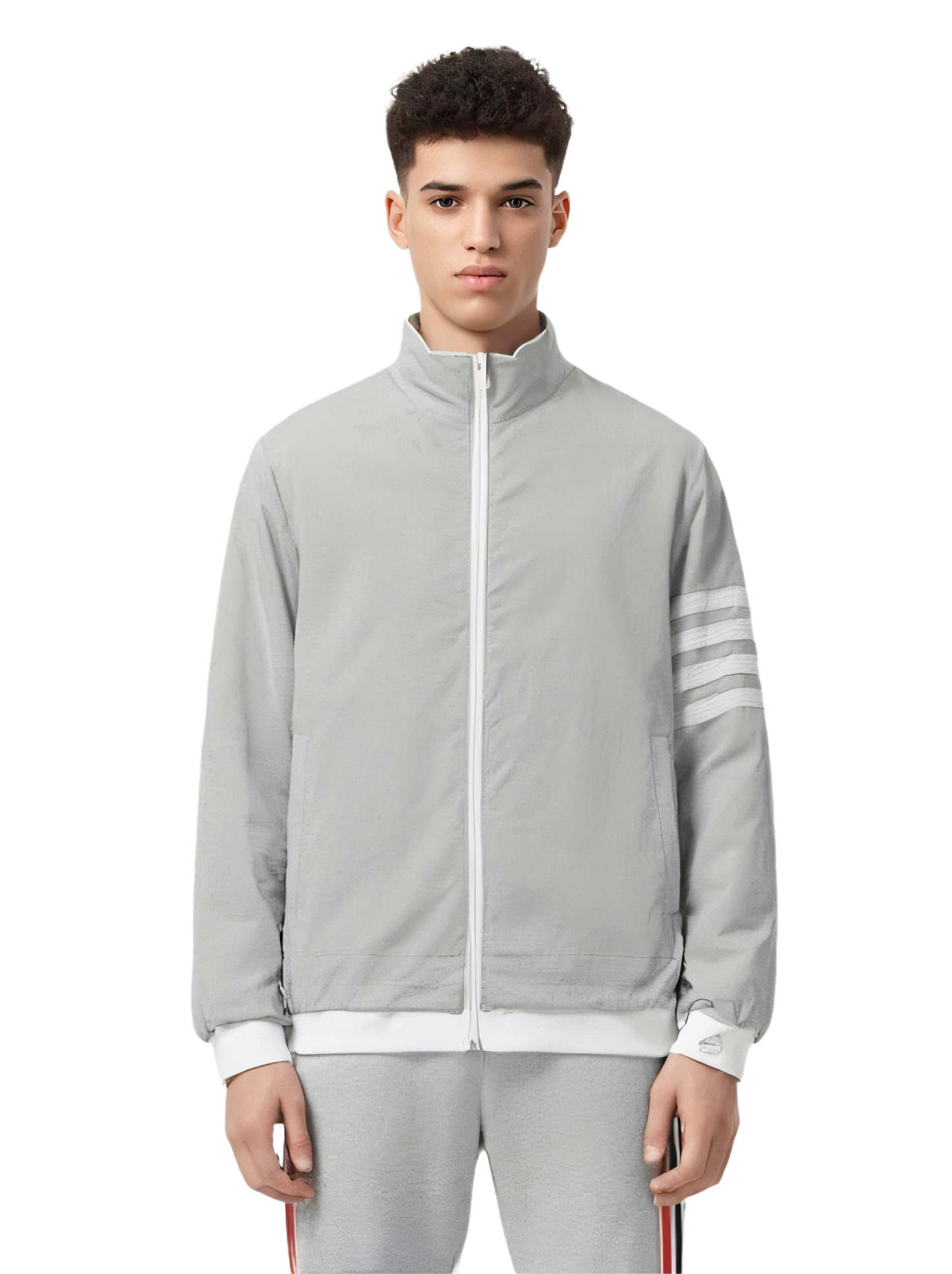 2025SSS Checkered embossed jacket THOM TREND