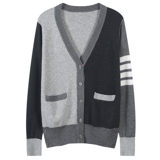 Women's color block sweater