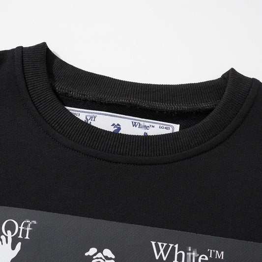 Off-White Photo Graphic Crewneck Sweatshirt - White product detail view