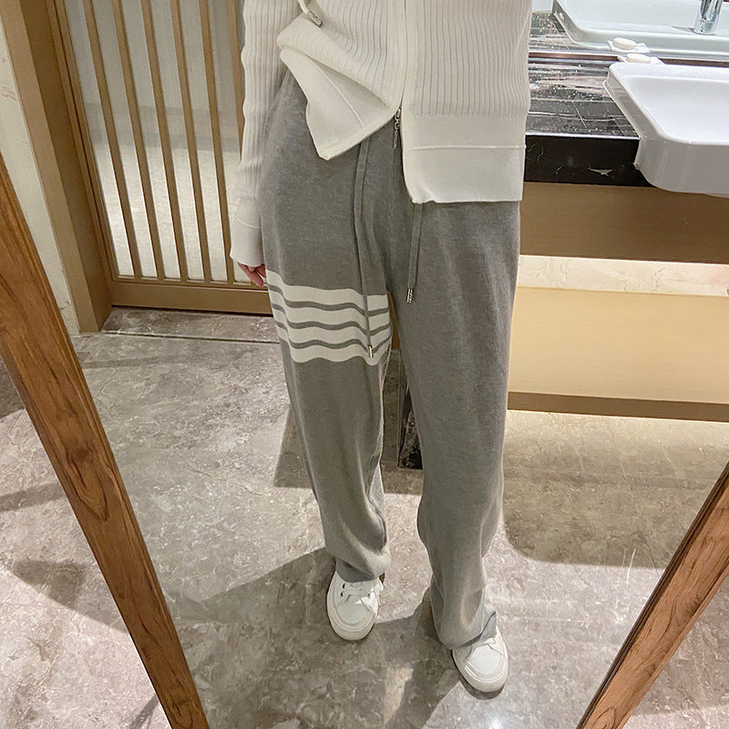 Sports trousers straight pants
