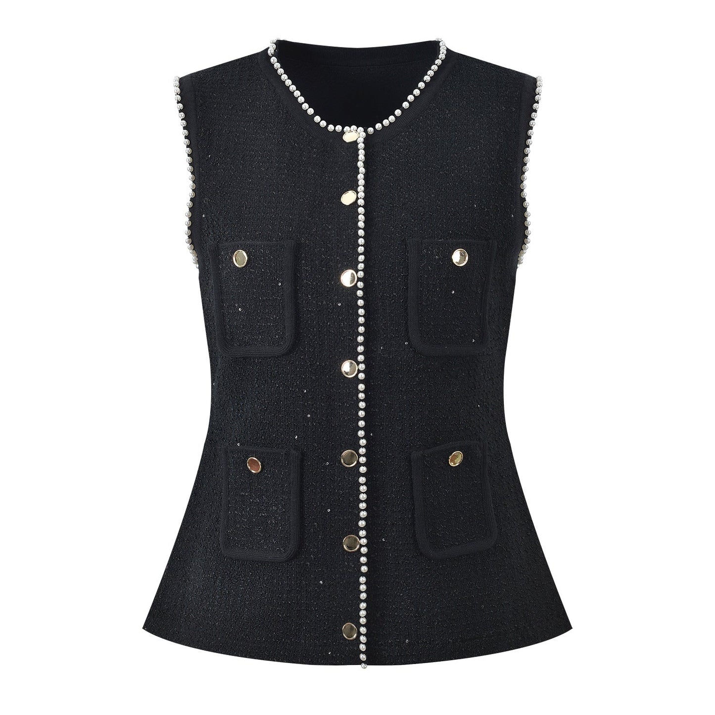 2025SS Sleeveless vest pleated skirt suit THOM TREND