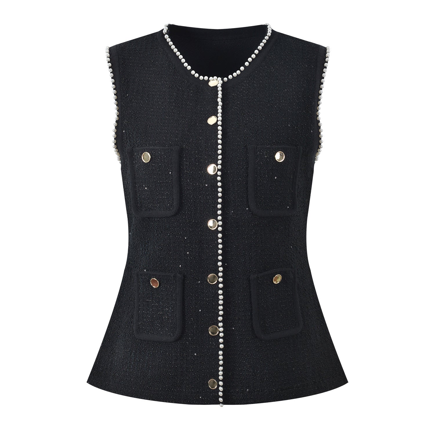 2025SS Sleeveless vest pleated skirt suit THOM TREND