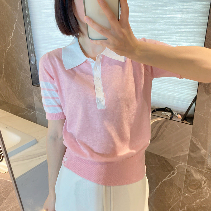 Flower sweater T-shirt