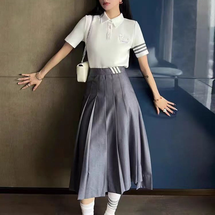 THOM Polo T-shirt + pleated skirt set（复制） THOM TREND