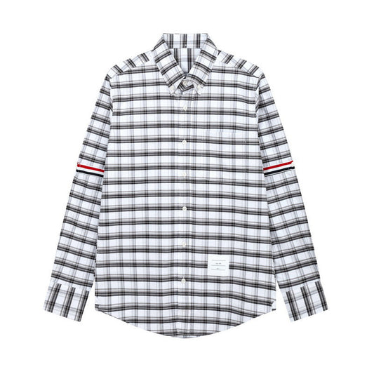 Unisex plaid striped shirt THOM TREND