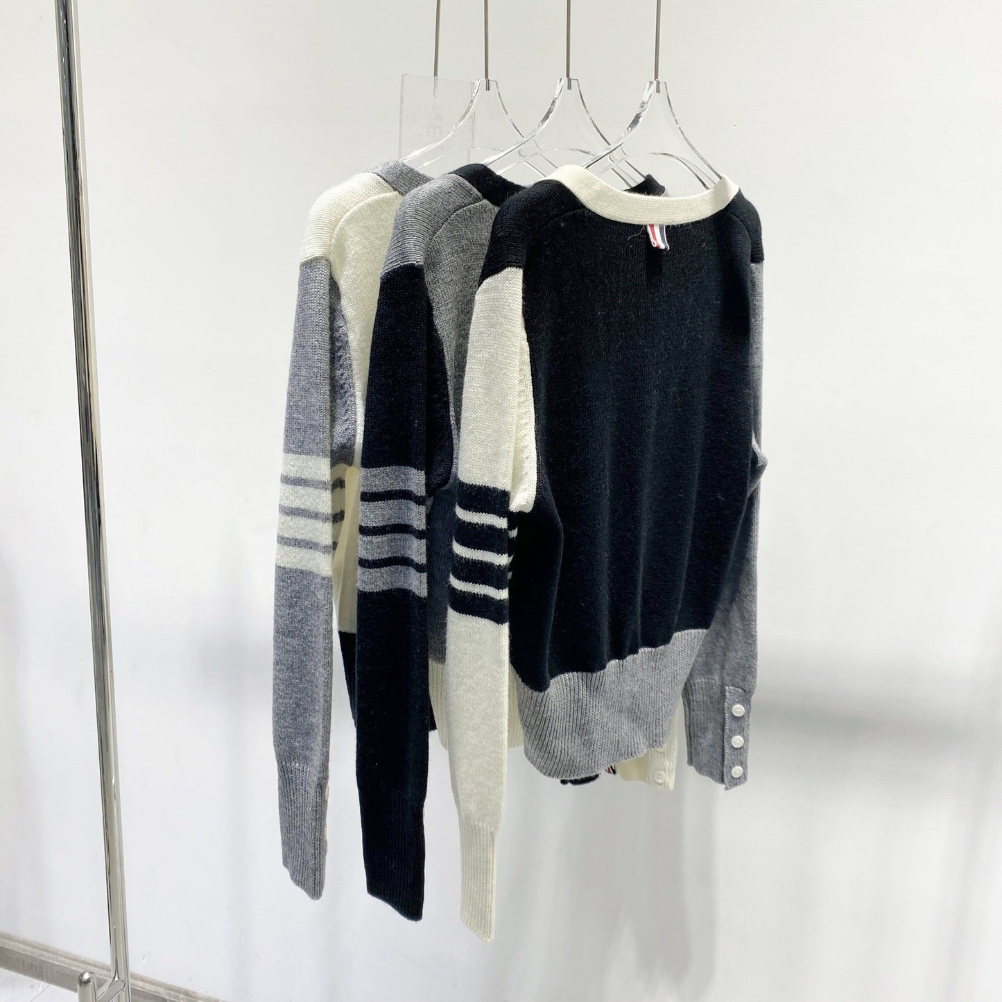 2025SS  Colorblock cardigan THOM TREND