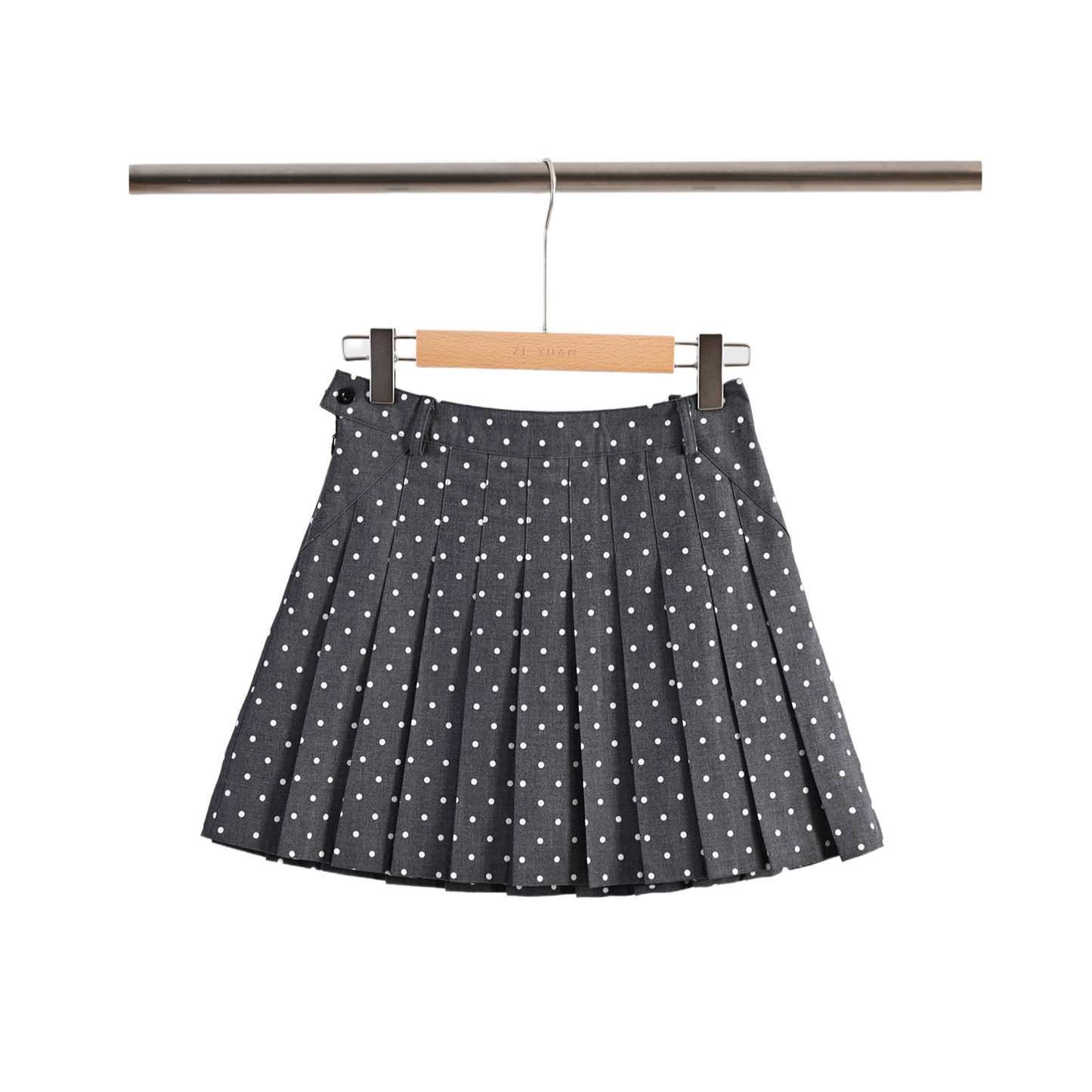 Polka dot high-waisted skirt THOM TREND